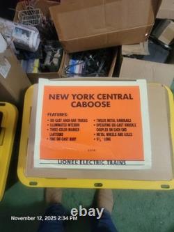 LIONEL 6-51701 NYC NEW YORK CENTRAL SEMI-SCALE DIE-CAST CABOOSE WithLIGHTS MINT