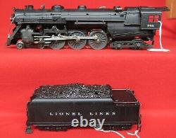 LIONEL 773 4-6-4 NEW YORK CENTRAL HUDSON WithDIE-CAST 2426W NYC TENDER 1950 OB