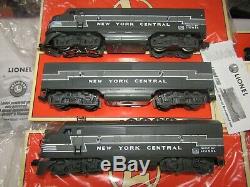 LIONEL CENTURY CLUB 6-18135, 18178 NYC F3 A-B-A TMCC & BOXCAR and DISPLAY CASE