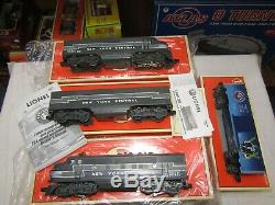 LIONEL CENTURY CLUB 6-18135, 18178 NYC F3 A-B-A TMCC & BOXCAR and DISPLAY CASE