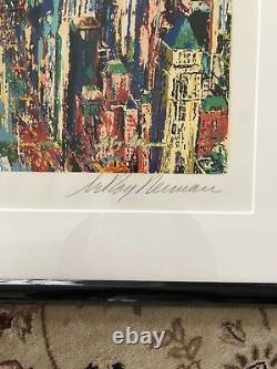 LeRoy Neiman Large Color Serigraph Hand Signed Central Park New York