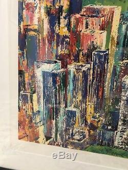 LeRoy Neiman Large Color Serigraph Original Signed Central Park New York Artwork