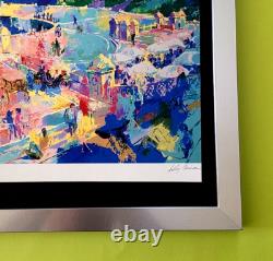 Leroy Neiman + 1980's Vintage Signed Print Framed + New York Central Park