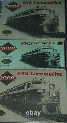 Life Like Proto 2000 New York Central (NYC) FA2 A-B-A Locomotive Set