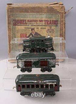 Lionel 154 Vintage O New York Central Lines Electric Locomotive With2 Passenger C