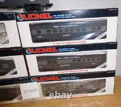 Lionel #16016-21 New York Central Streamlined Passenger 6 Car Train Set O Gauge