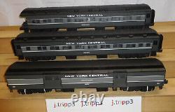 Lionel 19080 82 83 New York Central 18'' Heavyweight Passenger 3 Car Set O Scale