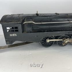 Lionel 221 Vintage New York Central Steam Locomotive & 221W Tender ALL ORIGINAL
