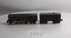 Lionel 221 Vintage O Custom NYC Dreyfuss Black 2-6-4 Steam Locomotive & Tender