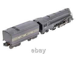 Lionel 221 Vintage O NYC Dreyfuss Gray 2-6-4 Steam Locomotive & 221T Tender