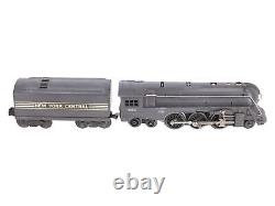 Lionel 221 Vintage O NYC Dreyfuss Gray 2-6-4 Steam Locomotive & 221T Tender