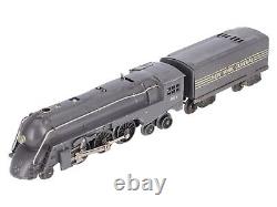 Lionel 221 Vintage O NYC Dreyfuss Gray 2-6-4 Steam Locomotive & 221T Tender