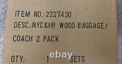 Lionel 2227430 O Scale New York Central Wood Baggage & Coach Set NYC&HR 2 Pack