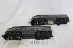 Lionel #2344 New York Central F3 A-A's Missing Porthole + Missing 1 Side Frame