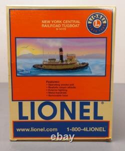 Lionel 6-14172 O Scale New York Central Tugboat/Box