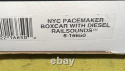 Lionel 6-16650 New York Central Pacemaker Boxcar with DIESEL RailSounds O-Gauge Lionel 6-16650 New York Central Pacemaker Boxcar with DIESEL RailSounds O-Gauge