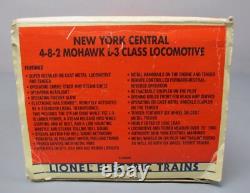 Lionel 6-18009 O New York Central Mohawk 4-8-2 L-3 Steam Locomotive & Tender/Box