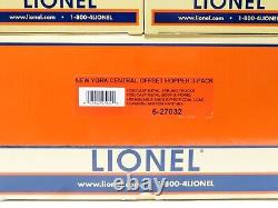 Lionel 6-27032 New York Central Offset Hopper 3-Pack NIB