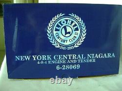 Lionel 6-28069 NYC Niagara 4-8-4 Century Club II Steam Engine & Tender 2 issues