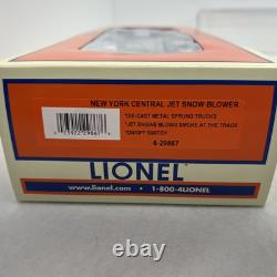 Lionel 6-29867 New York Central Jet Snow Blower O Gauge New #X27207 NYC Smokes