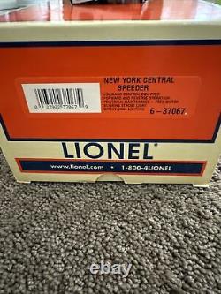 Lionel 6-37067 New York Central NYC TMCC Railroad Speeder New Lighted LN