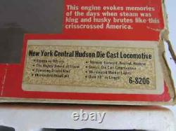 Lionel 6-8206 New York Central Hudson Die Cast Steam Locomotive & Tender O Gauge