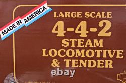 Lionel 8-85102 Large G Scale New York Central Locomotive 4-4-2 & Tender New