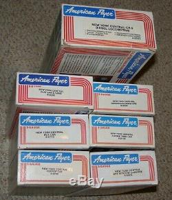 Lionel American Flyer, New York Central Freight Set, 7 Units, Unused, Boxes