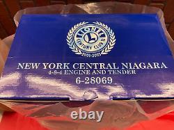 Lionel Century Club II New York Central Niagara 4-8-4 Steam NEW with Display Case