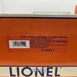 Lionel Legacy 6-34511 New York Central F-7 ABA Diesel Set O Used TMCC NYC #1684