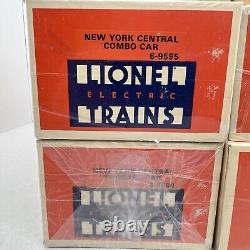 Lionel New York Central 15 Aluminum 6 Car Passenger Set O New 6-9594 98 7207