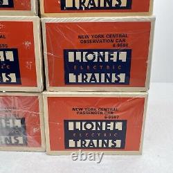 Lionel New York Central 15 Aluminum 6 Car Passenger Set O New 6-9594 98 7207