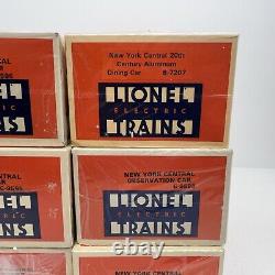 Lionel New York Central 15 Aluminum 6 Car Passenger Set O New 6-9594 98 7207