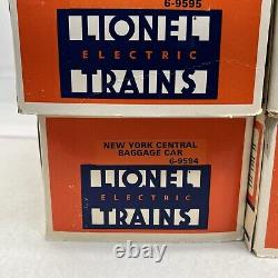 Lionel New York Central 15 Aluminum 6 Car Passenger Set O Used 6-9594 98 137