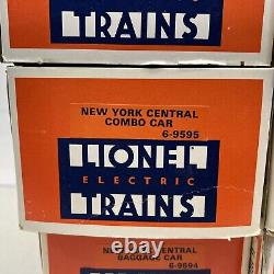 Lionel New York Central 15 Aluminum 6 Car Passenger Set O Used 6-9594 98 137