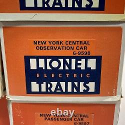 Lionel New York Central 15 Aluminum 6 Car Passenger Set O Used 6-9594 98 137
