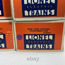 Lionel New York Central 15 Aluminum 6 Car Passenger Set O Used 6-9594 -98 19137