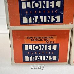 Lionel New York Central 15 Aluminum 7 Car Passenger Set O Used 6-9594 98 7207