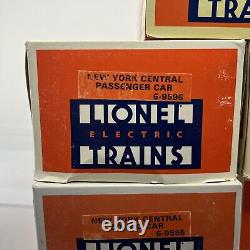 Lionel New York Central 15 Aluminum 7 Car Passenger Set O Used 6-9594 98 7207