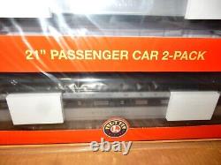 Lionel New York Central 20th Century Limited 21 Passenger Car 2-Pack O ScaleNew