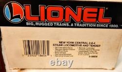 Lionel New York Central 2-6-4 Die-cast Steam Engine with Tender & Original Bx
