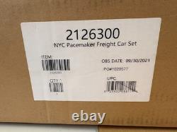 Lionel No. 2126300 New York Central Pacemaker Expansion Set 6 Cars NEW^
