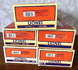 Lionel O Gauge Trains New York Central Caboose & Boxcar Lot of 5 4 smoke units