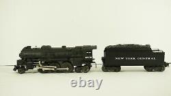 Lionel O Scale 2-6-4 New York Central Die Cast Steam Engine & Tender 6-18606 W18