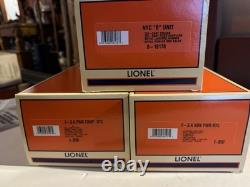 Lionel O Train Century Club 2333 New York Central F-3 A-B-A Diesel Set In Boxes