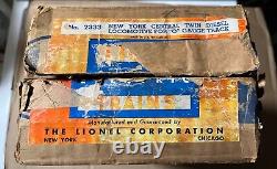 Lionel Postwar Master Carton ONLY for #2333 New York Central F-3's