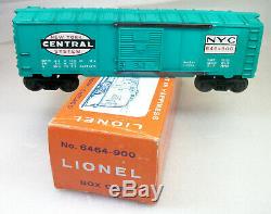 Lionel Postwar Rare 6464-900 Type 3 New York Central Box Car Exc Tired Orig Box