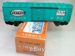 Lionel Postwar Rare 6464-900 Type 3 New York Central Box Car Exc Tired Orig Box