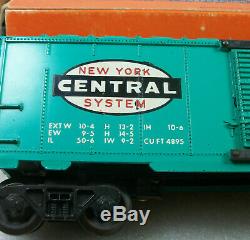 Lionel Postwar Rare 6464-900 Type 3 New York Central Box Car Exc Tired Orig Box