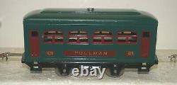 Lionel Prewar New York Central 152 Locomotive & 629/630 Passenger Cars Nice